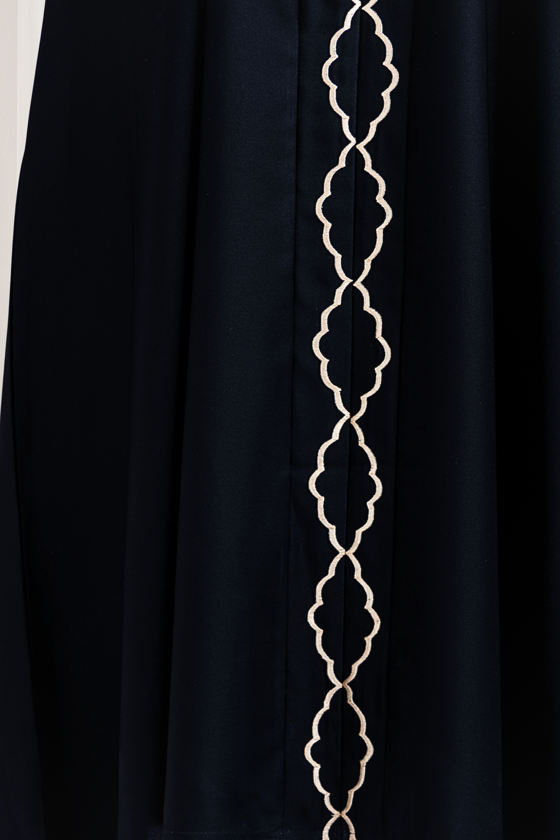 Classic Beige Embroidered Abaya