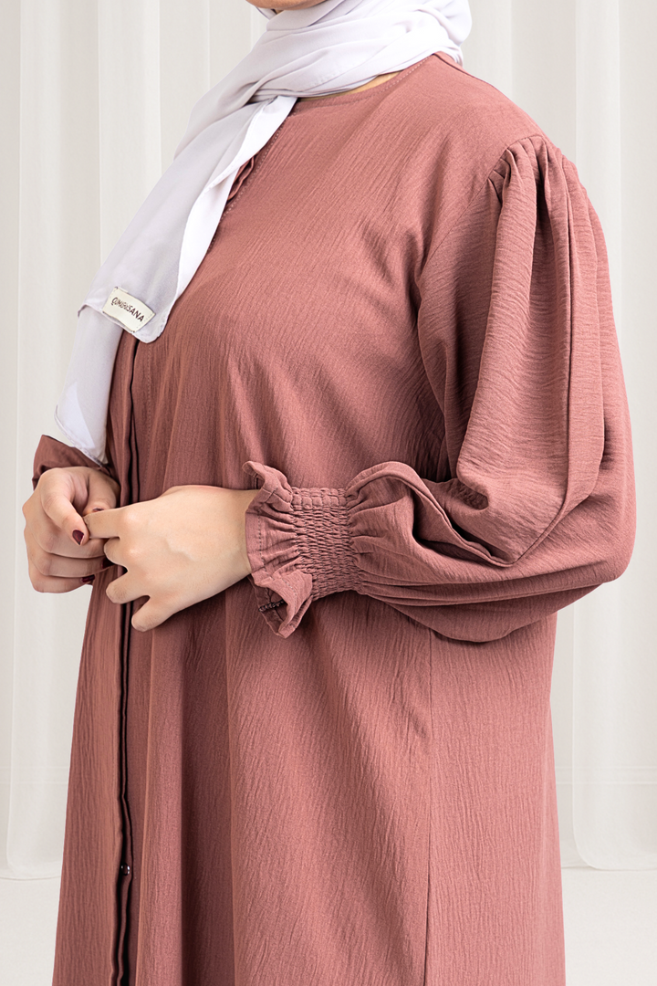 Rust Modest Co-ord Set Daily Wear