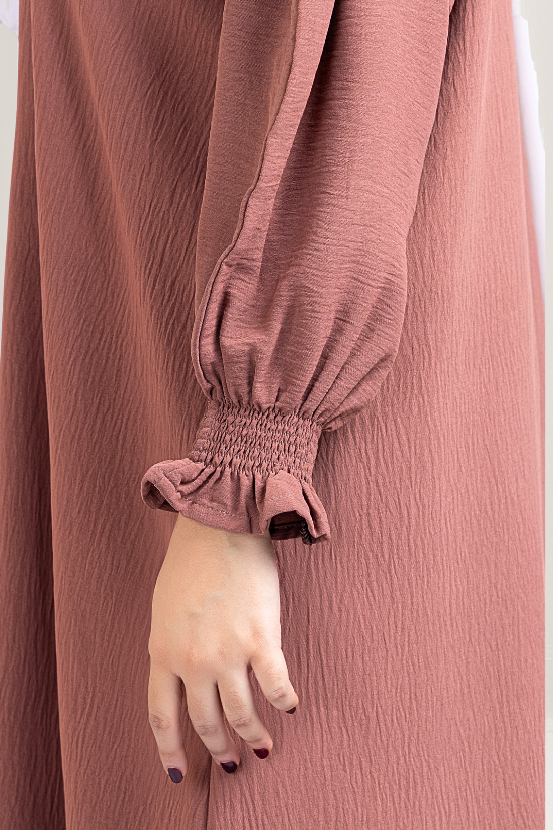 Rust Modest Co-ord Set Daily Wear