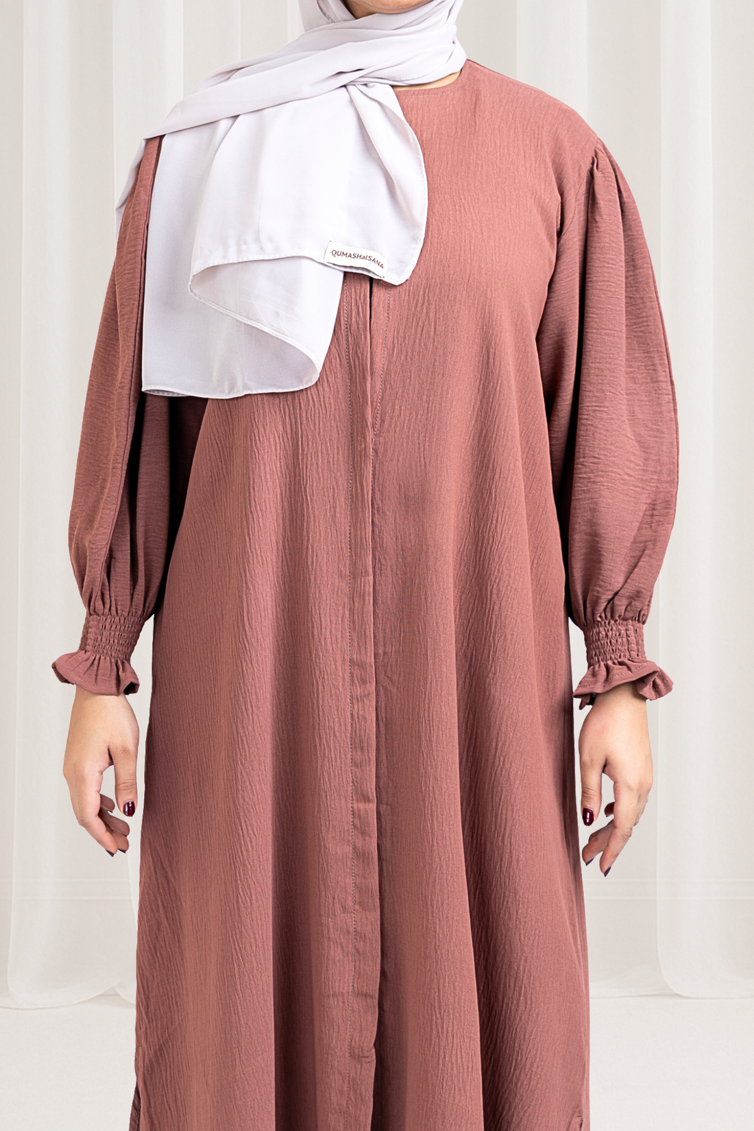 Rust Modest Co-ord Set Daily Wear
