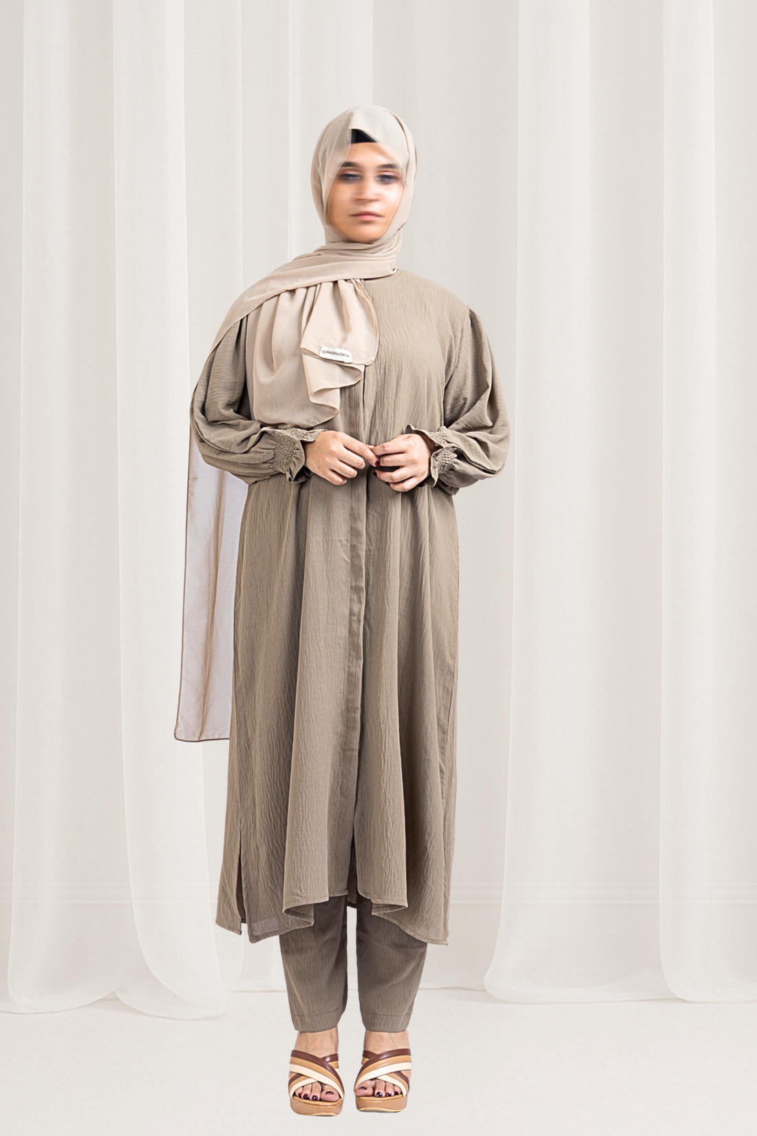 Olive Modest Co-ord Set