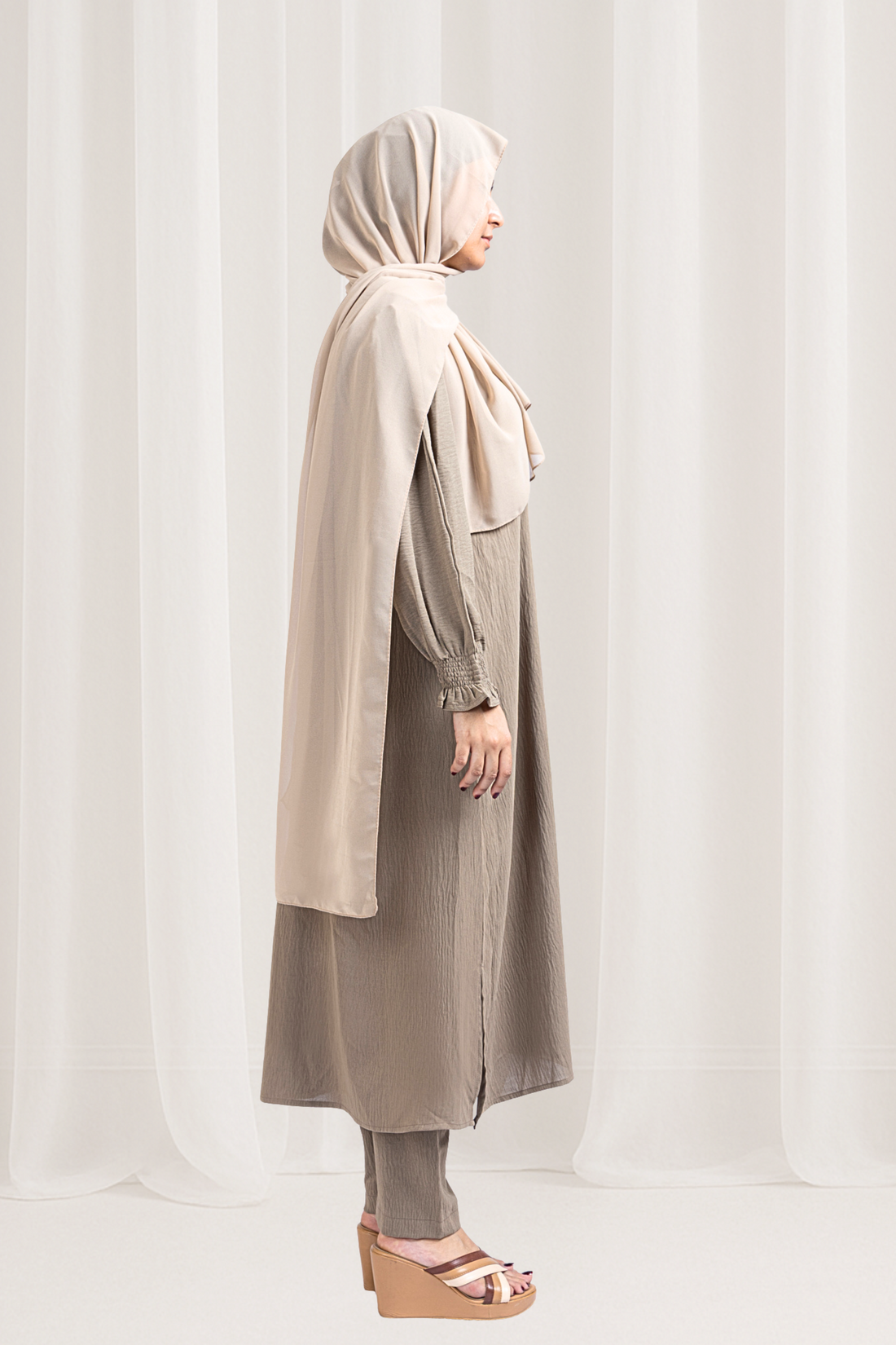 Olive Modest Co-ord Set