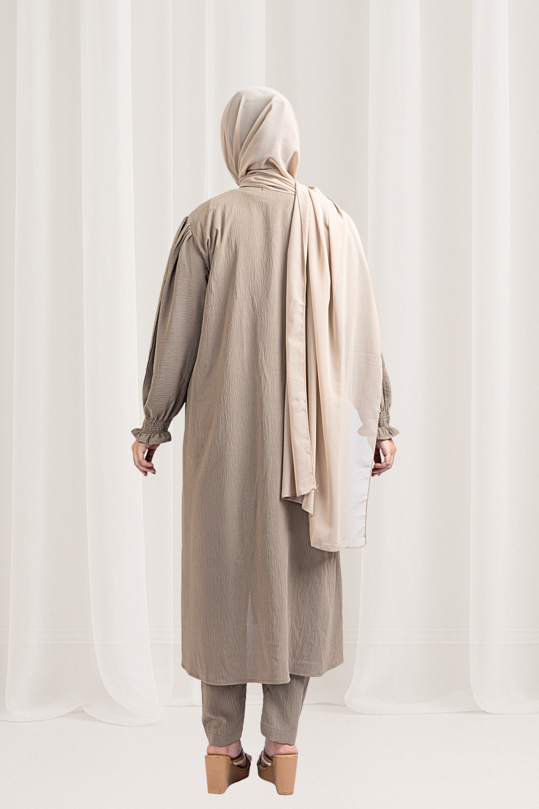 Olive Modest Co-ord Set