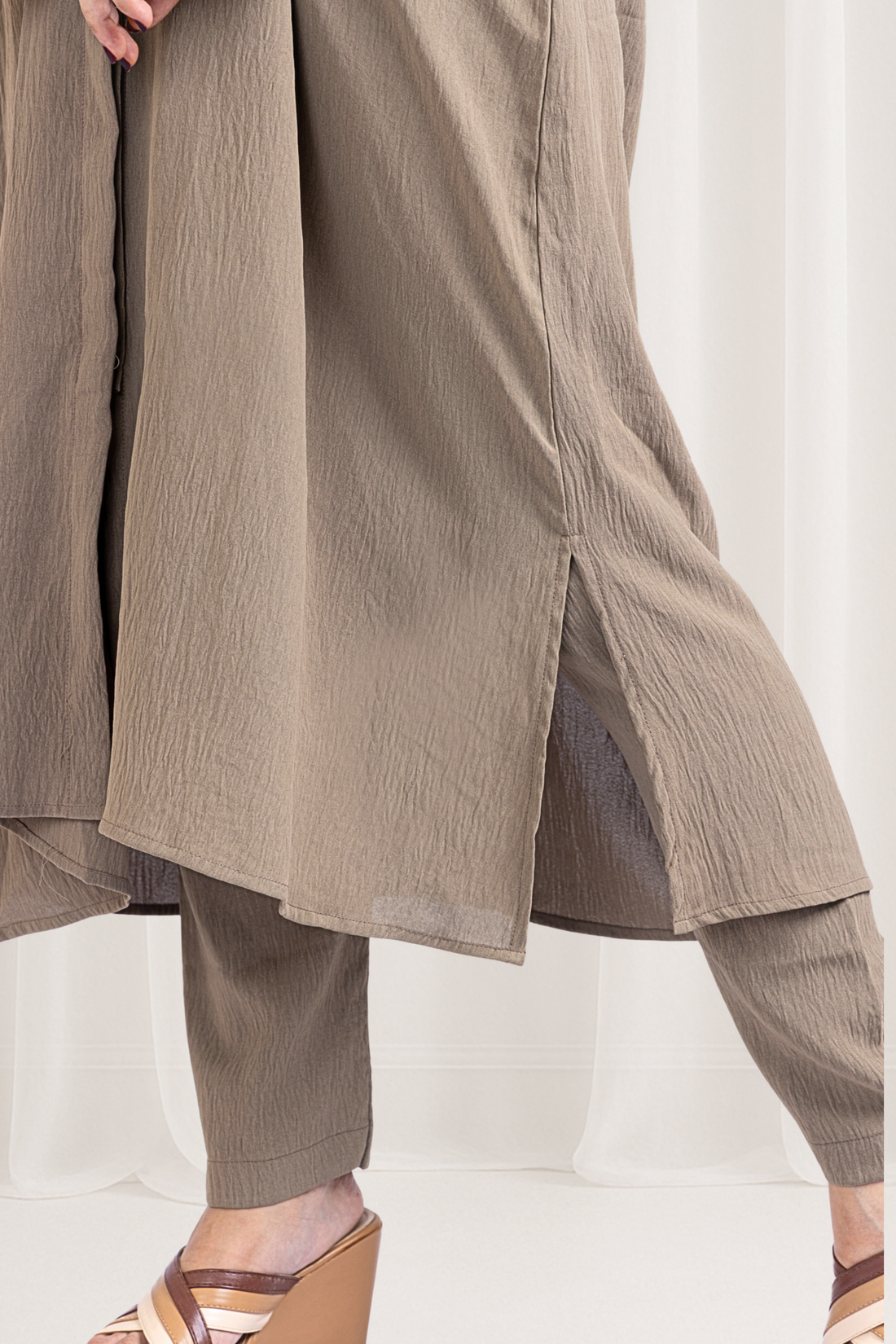 Olive Modest Co-ord Set