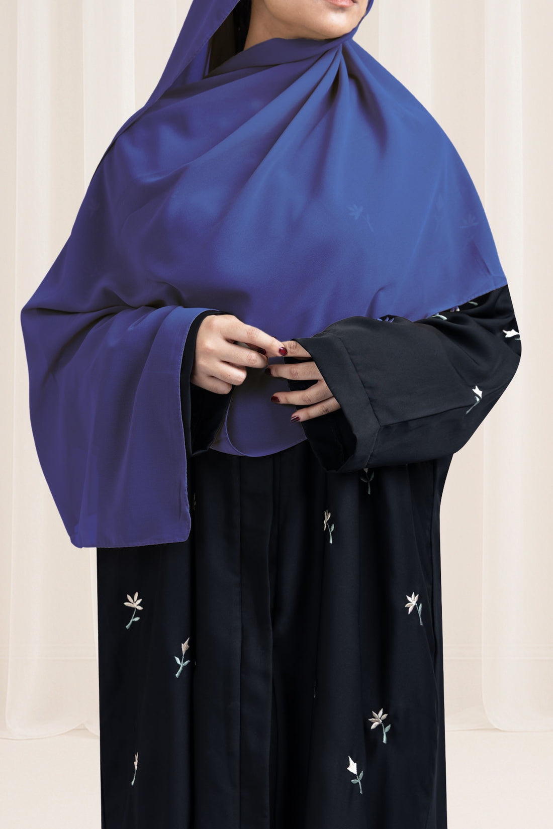 Premium Georgette Hijab –Purple Haze