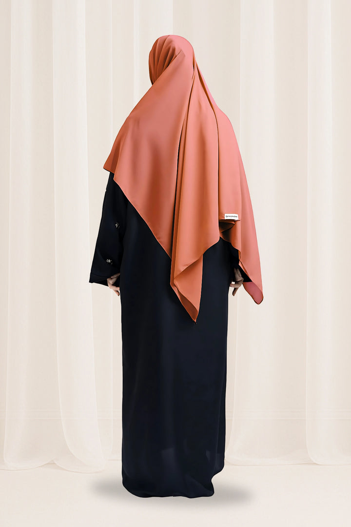 Premium Georgette Hijab – Copper Red