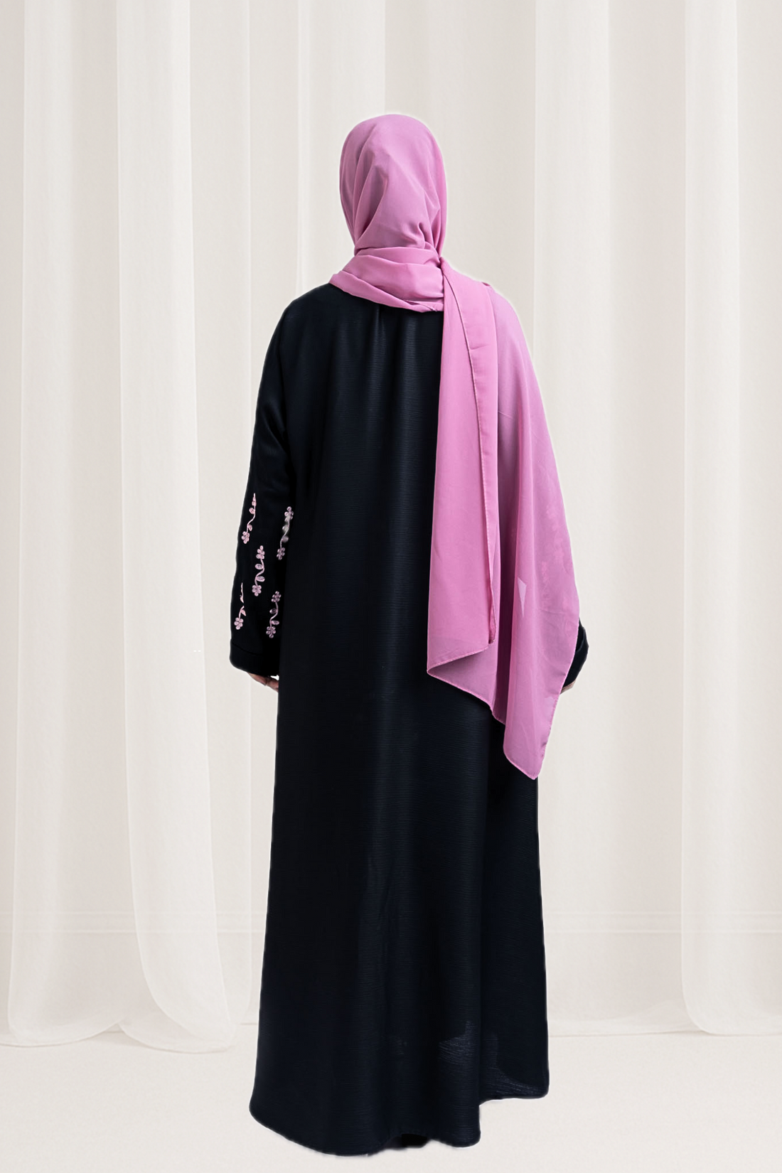 Modest Blossom Embroidered Abaya
