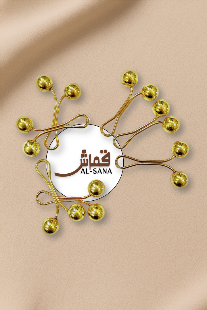 Decorative Golden Hijab Safety Pins