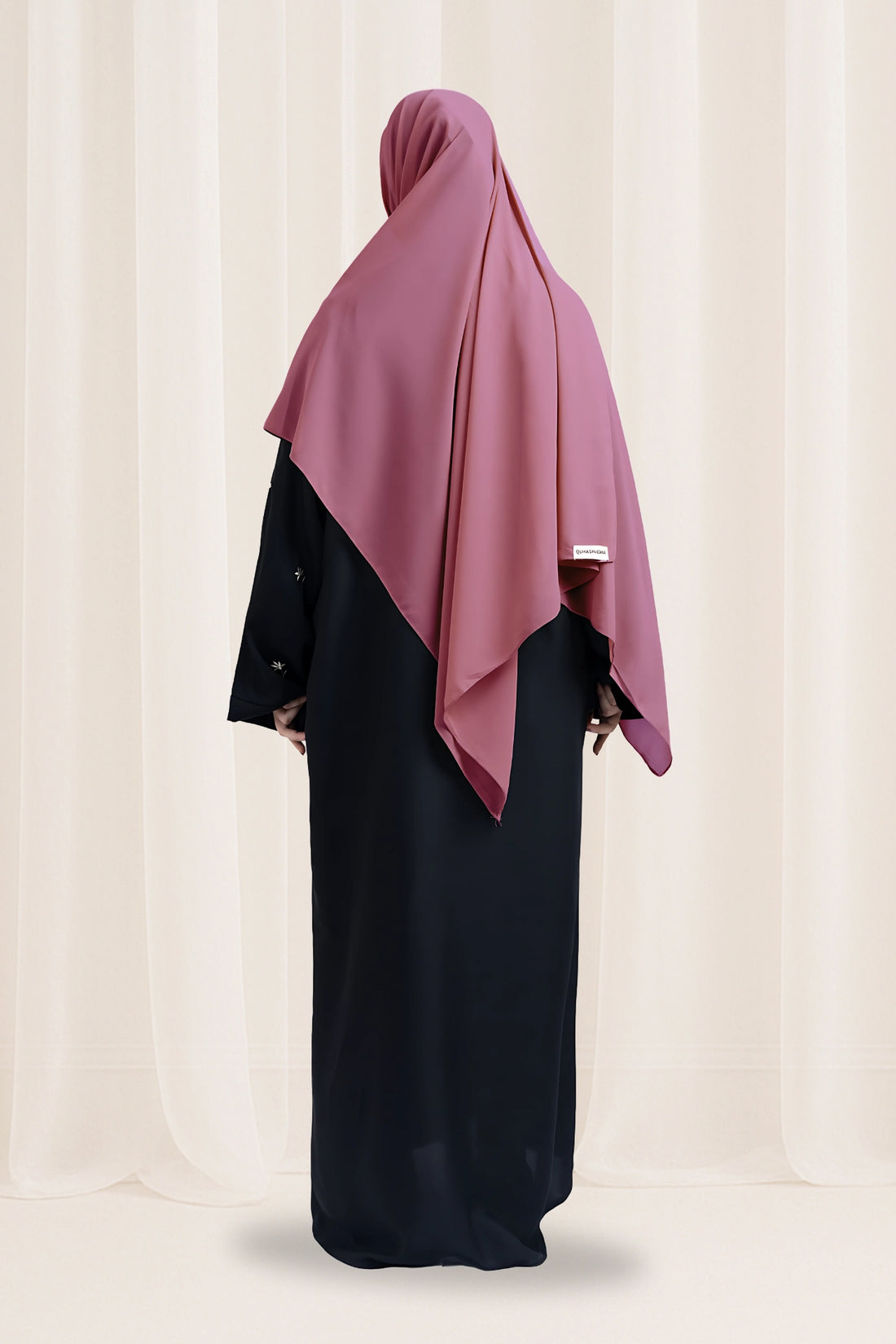 Premium Georgette Hijab –Turkish Rose