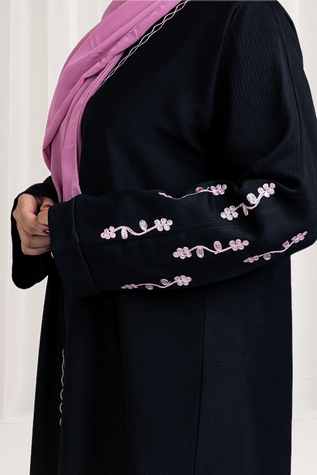 Modest Blossom Embroidered Abaya