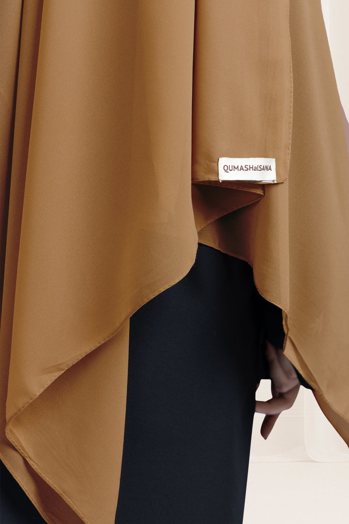 Premium Georgette Hijab – Light Taupe
