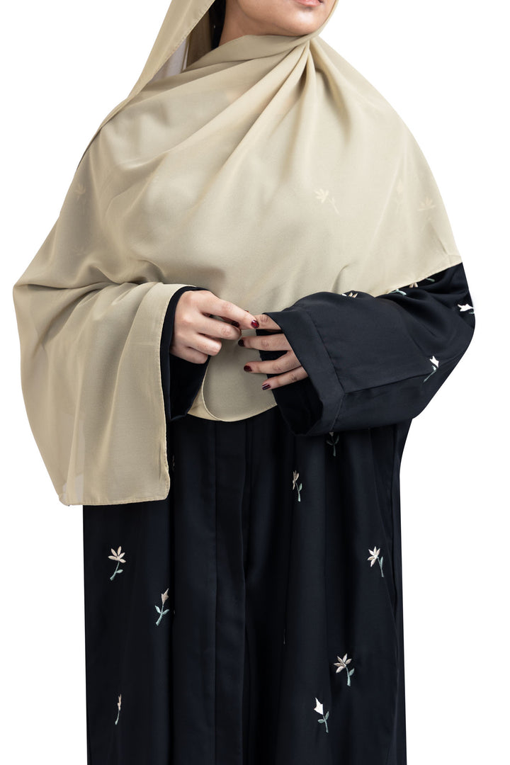 Premium Georgette Hijab – Mushroom