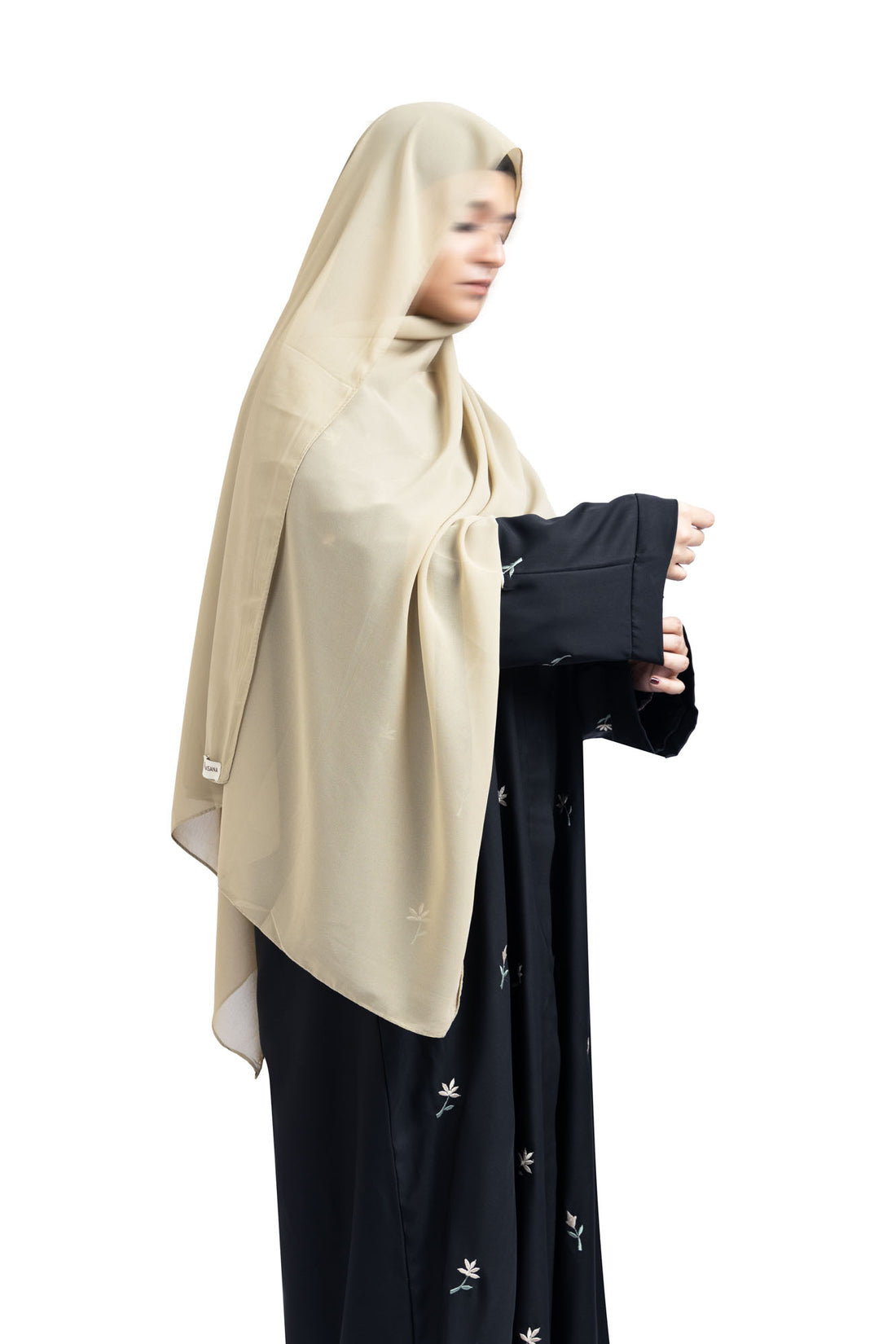 Premium Georgette Hijab – Mushroom