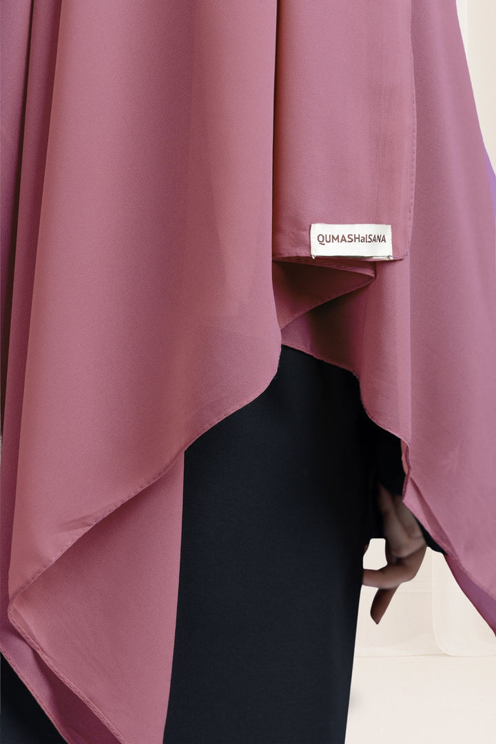 Premium Georgette Hijab –Turkish Rose