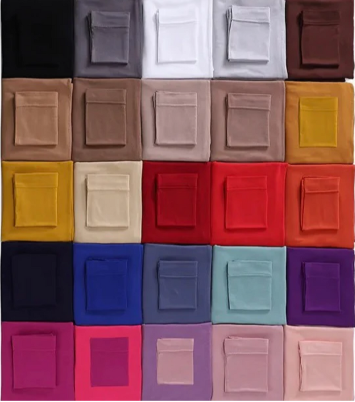 Bundle Of 20 Matching Hijab + Cap Sets