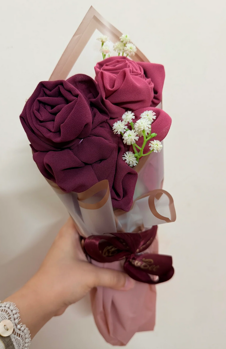 2 Hijab Bouquet- Georgette Hijab